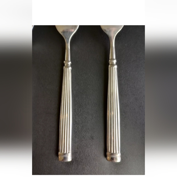 Hampton Silversmiths Avignon 2 Stainless GLOSSY Flatware Forks 7 3/4" Se… - Picture 12 of 15